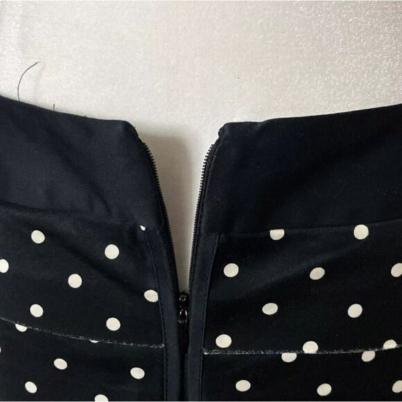 White House Black Market Tiered Polka Dot Pencil Suit Skirt Designer Womens US 2 - Picture 5 of 8